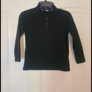 Old Navy Black Zip Fleece Pullover
